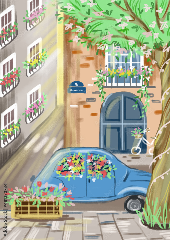 Fototapeta premium street in the city