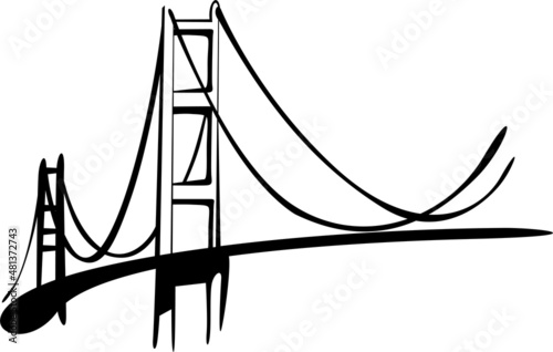 The San Francisco bridge connects the city to the county 