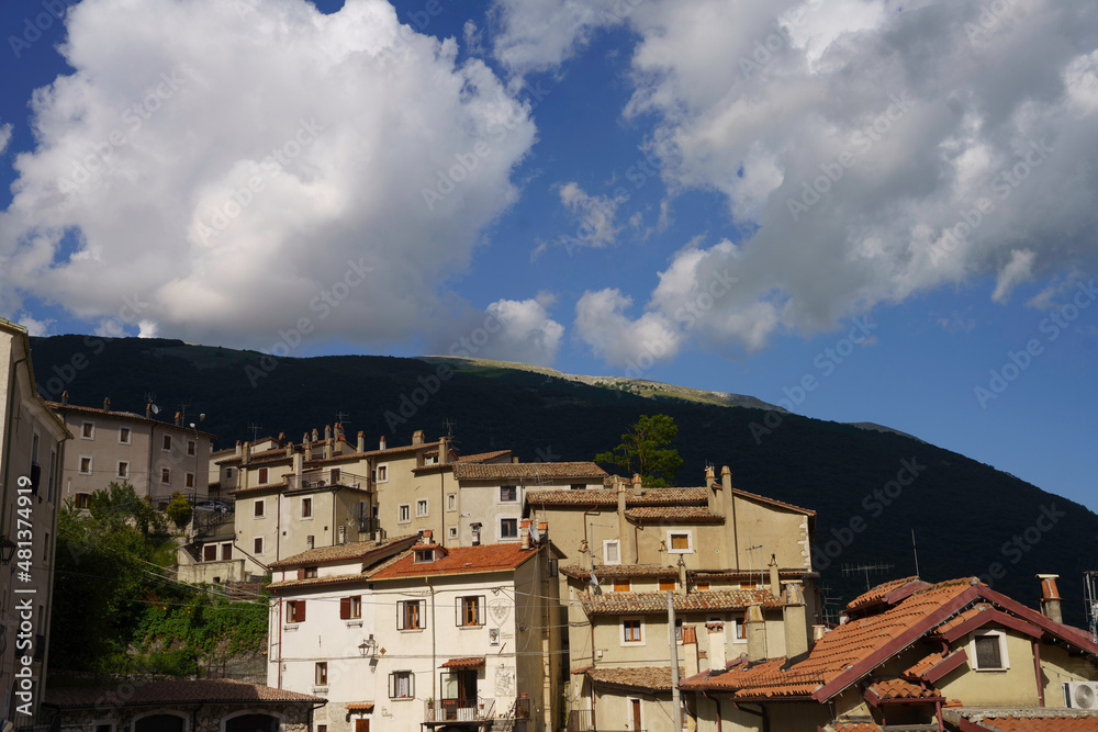 Villetta Barrea, old village in Abruzzi