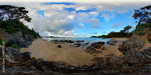 Wolleys Bay Panorama, Tutukaka Coast photo