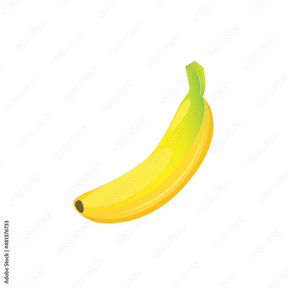 yellow fresh banana fruit logo vector icon symbol design illustration yellow fresh banana fruit logo vector icon symbol design illustration
