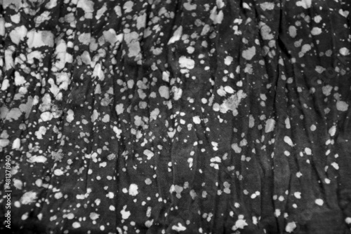 Tie Dye in Black and White Close Up Shot