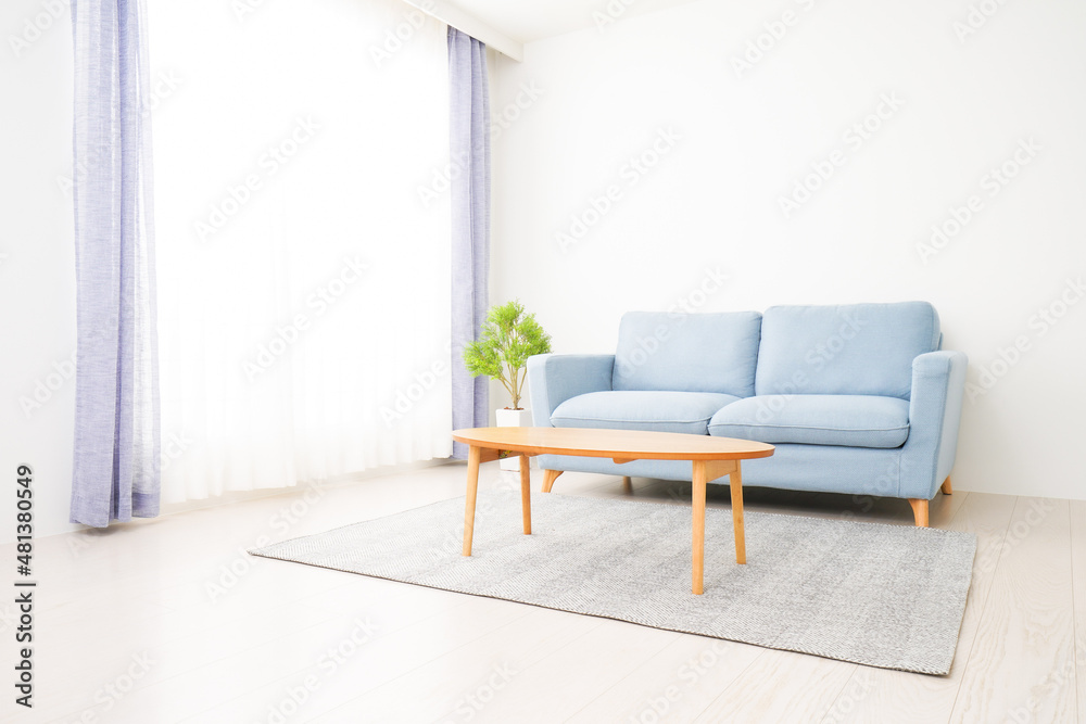 Fototapeta premium 誰もいないシンプルな部屋