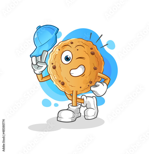 cookie young boy character cartoon