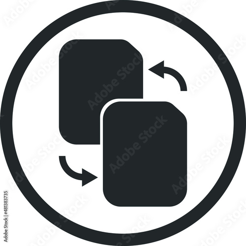 Transfer and migrate icon 