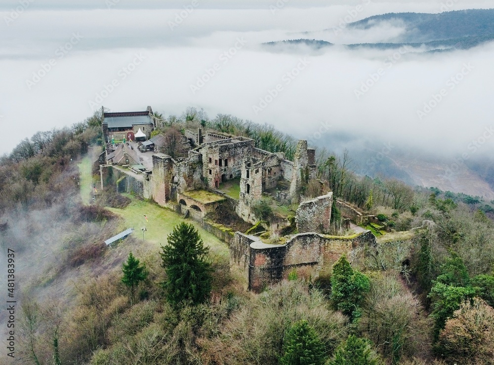 Fototapeta premium castle in the mountains