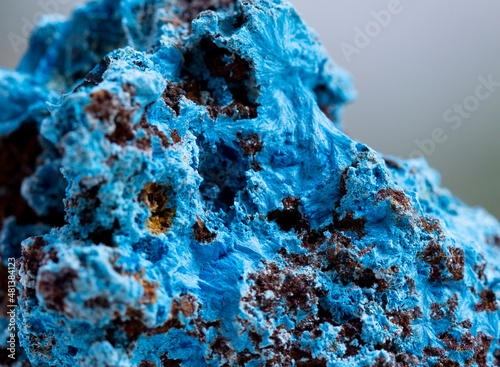 shattuckite mineral specimen stone rock geology gem crystal