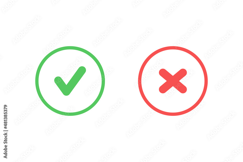Check mark icon sign vector Check mark icon sign vector