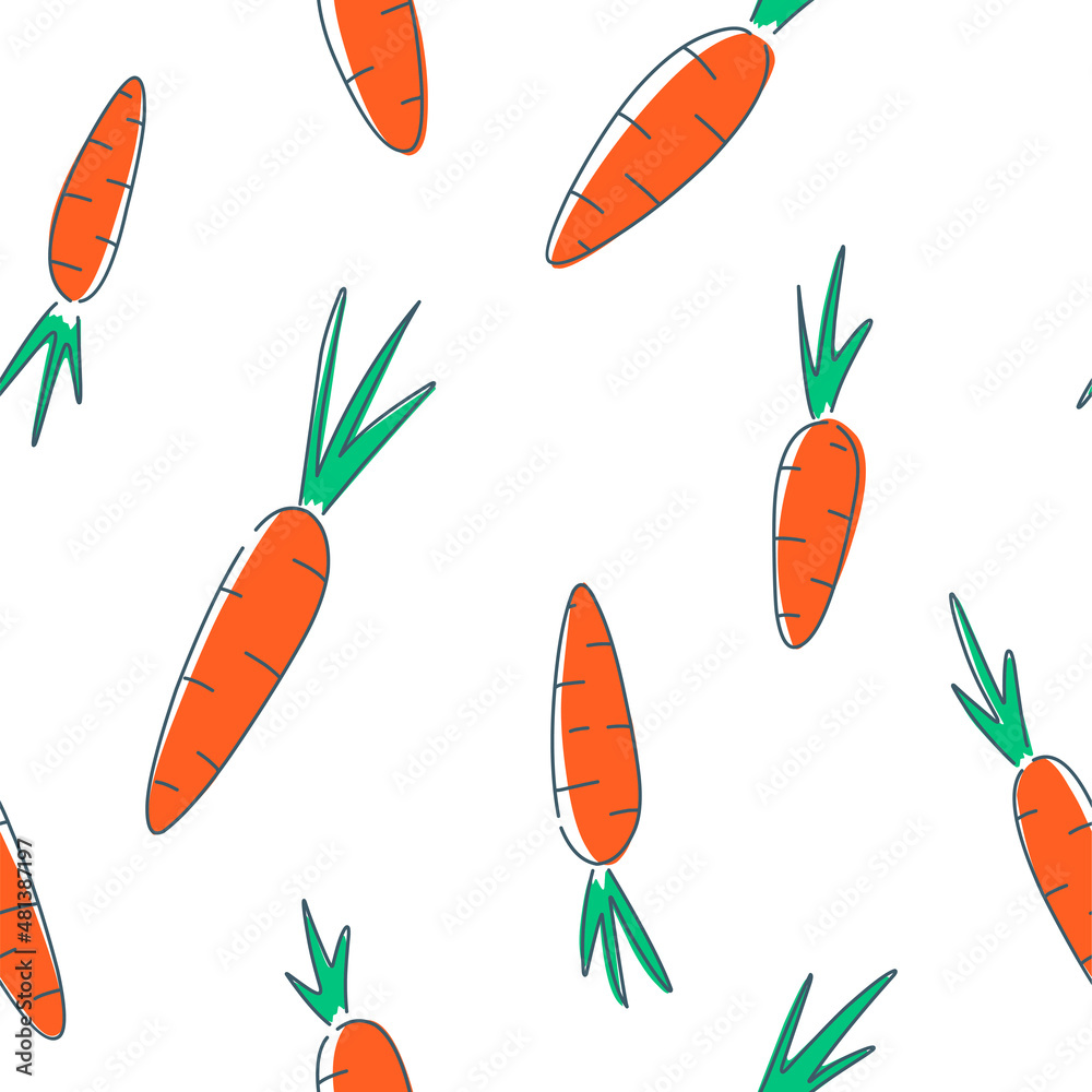 seamless pattern carrots vegetables orange seamless pattern carrots vegetables orange