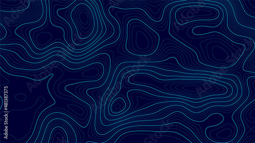 Contour map background. Vector geography scheme and terrain. Topography grid map.