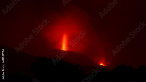 Volcán del Cumbre Vieja, La Palma, Islas Canarias, España