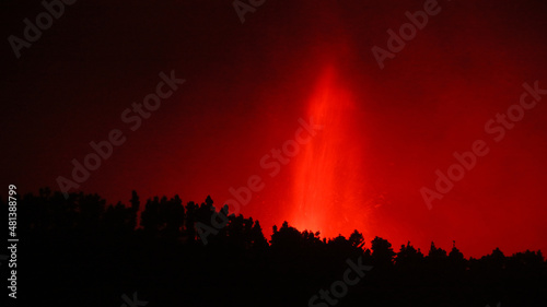 Volcán del Cumbre Vieja, La Palma, Islas Canarias, España