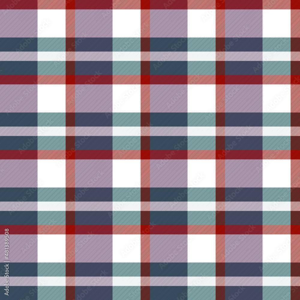 Scottish Pattern Textures Tartan plaid. Scottish pattern in red, white cage. Scottish cage ...