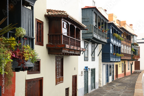Fototapeta Naklejka Na Ścianę i Meble -  Balcones, Santa Cruz de La Palma, Santa Cruz de Tenerife, Islas Canarias, España