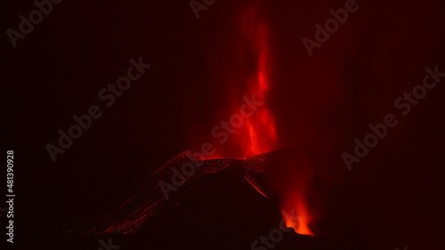 Volcán Cumbre Vieja, La Palma, Santa Cruz de Tenerife, España