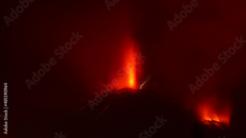 Volcán de Cumbre Vieja, La Palma, Islas Canarias, España
