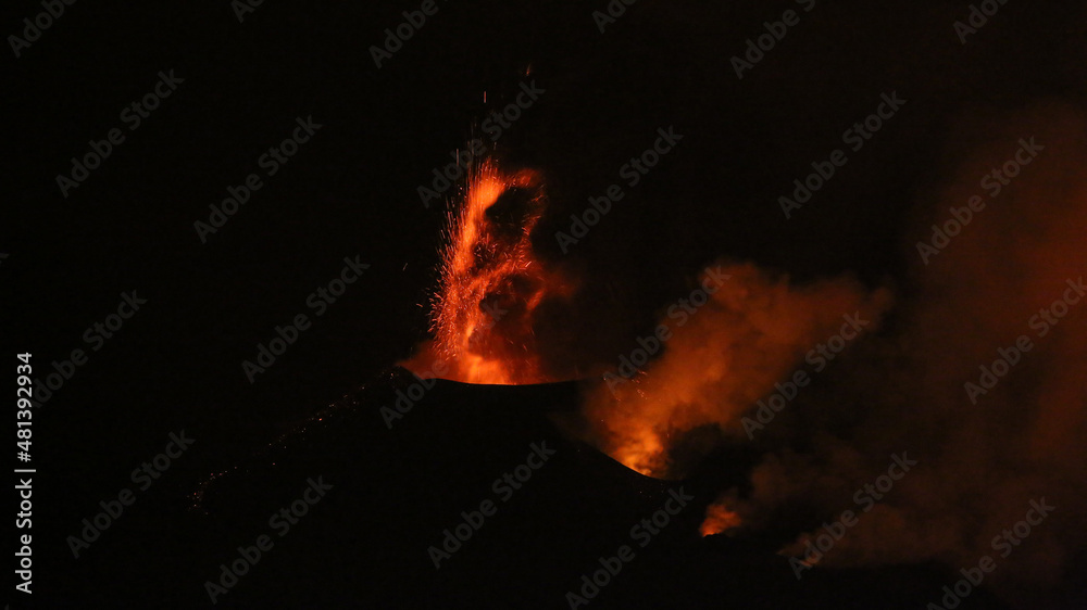 Erupción Volcán Cumbre Vieja, La Palma, Islas Canarias, España