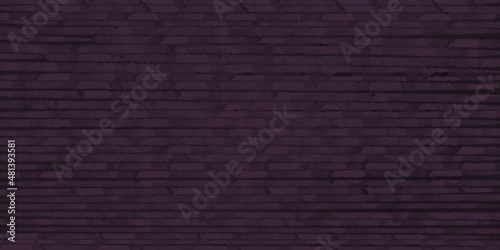 Fondo banner abstracto con textura de líneas con textura de acuarela en colores morados sobre fondo negro, recurso grafico con espacio para texto o imagen 