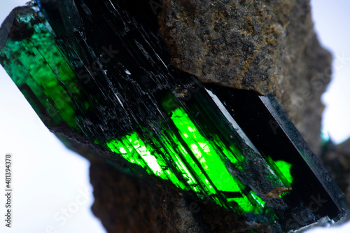 vivianite mineral specimen stone rock geology gem crystal photo