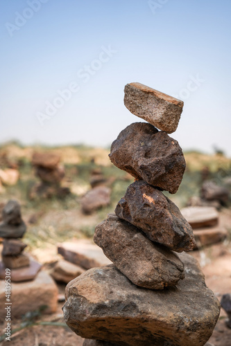 Photography stack of stones