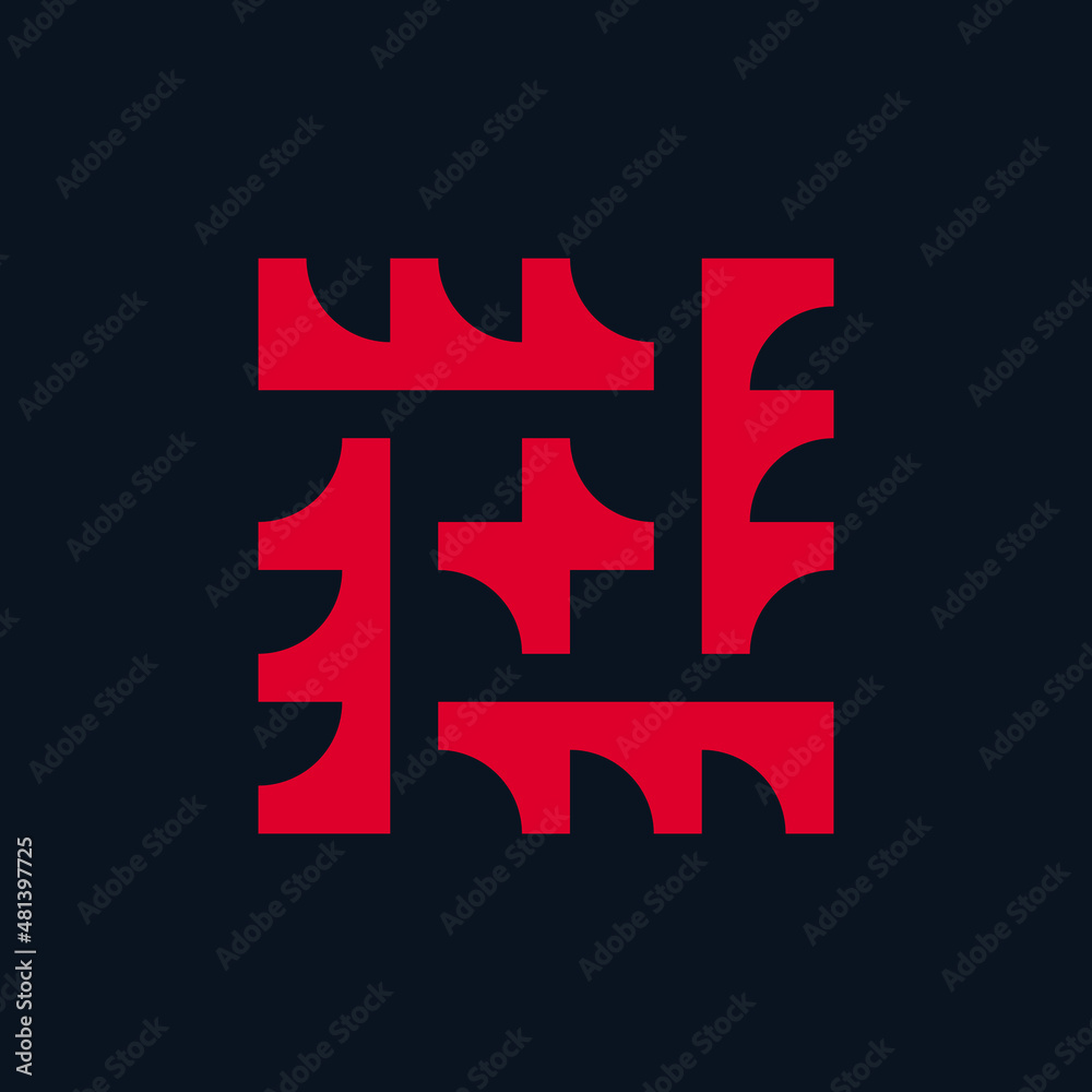 Fototapeta premium Abstract logo. Geometric abstract logos. Icon design