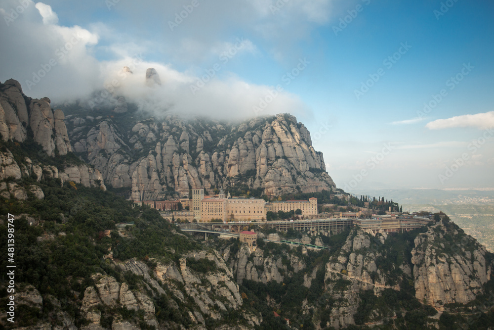 Fototapeta premium montaña montserrat 