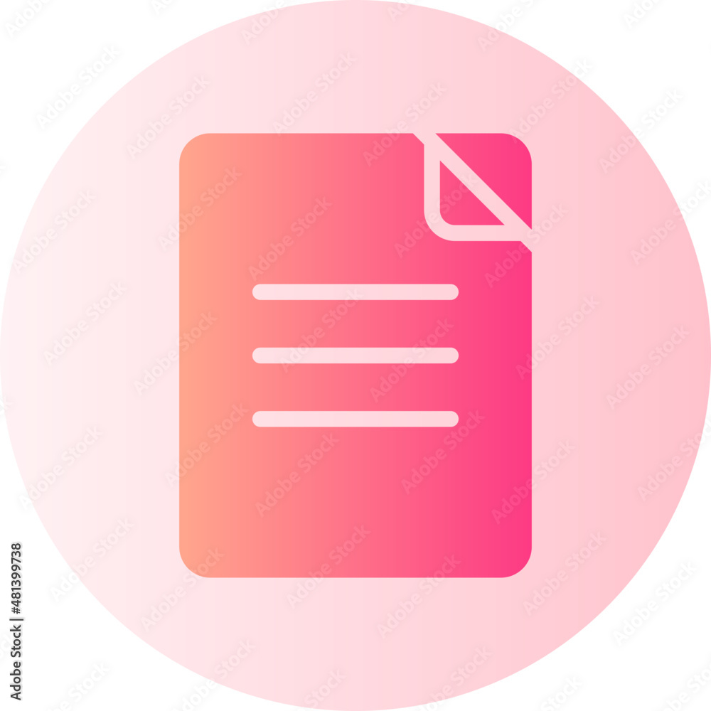 file gradient icon file gradient icon