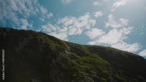 clouds over the mountains