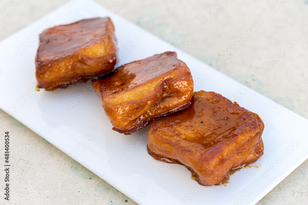 Torrijas postre para la época de Semana Santa.