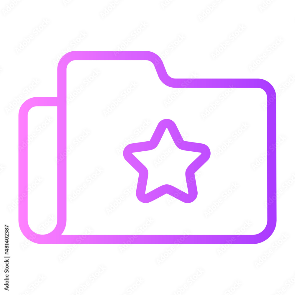 folder gradient icon folder gradient icon