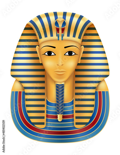 pharaoh symbol of ancient egypt vector illustration