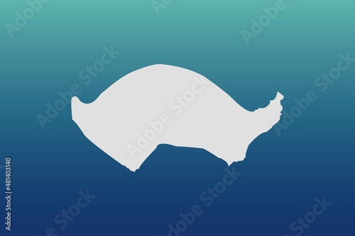 Tonga island Geological map vector illustration. Tsunami warning for natural disasters. Tonga map design