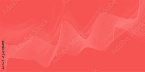 Abstract background with pink  color and mash wave line design . Modern similar and geometric Soft red color blurred watercolor abstract background.