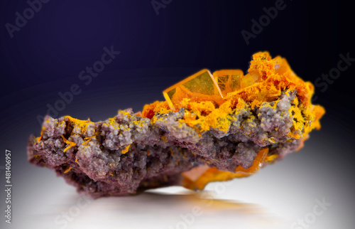 .wulfenite mineral specimen stone rock geology gem crystal photo