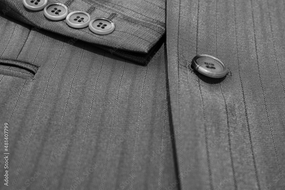 grey fabric texture on the jacket, abstraction grey fabric texture on the jacket, abstraction