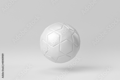 Fotografie, Obraz Football - soccer ball with star pattern on white background