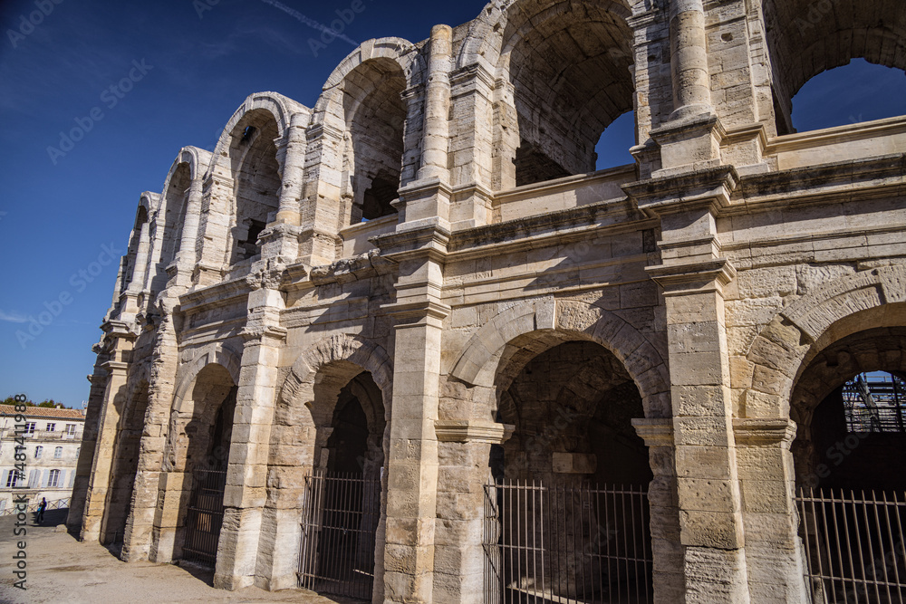 Arles Amphitheatre (Les Arenes), Arles, Provence, France