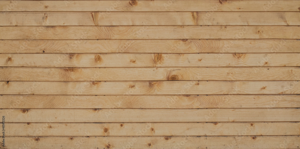 Naklejka premium Long hardwood pine paneling 01