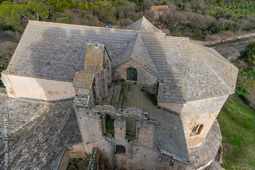 Abbaye de Montmajour, ( Montmajour Abbey) , Bouches-du-Rhône Department, in the region of Provence in the south of France