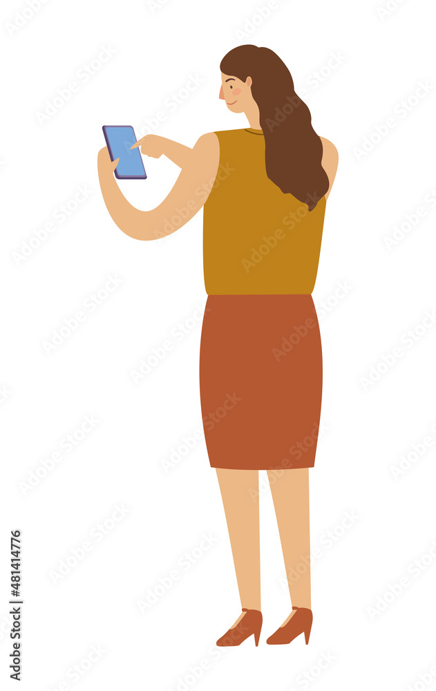 woman using smartphone woman using smartphone