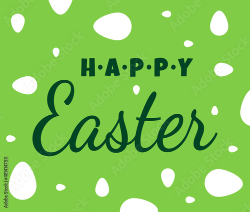 Easter card with the inscription 
