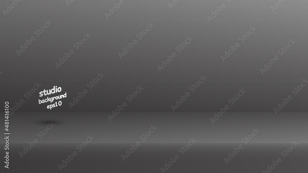 Vector, blank gray studio room background, product display with copy space for displaying content design. Banner for advertising products on the website - eps10 Vector, blank gray studio room background, product display with copy space for displaying content design. Banner for advertising products on the website - eps10