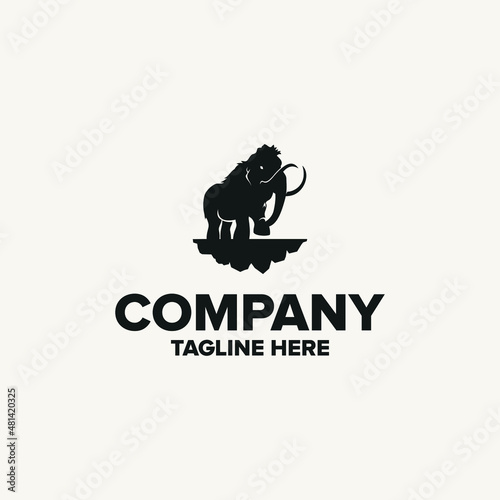 mammoth logo design company logo