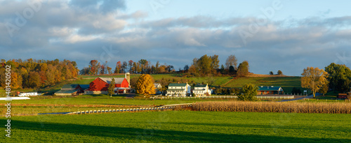 Amish Farm on a Late Summer Afternoon in Ohio's Amish Country