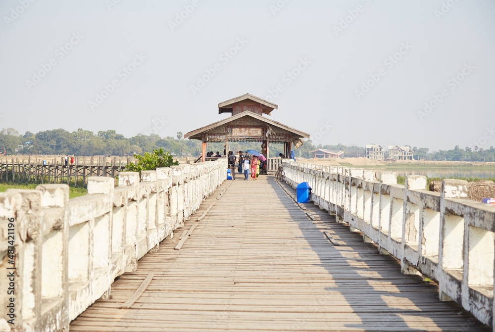 Amarapura's U-Bein Bridge, one of Myanmar's most iconic destinations