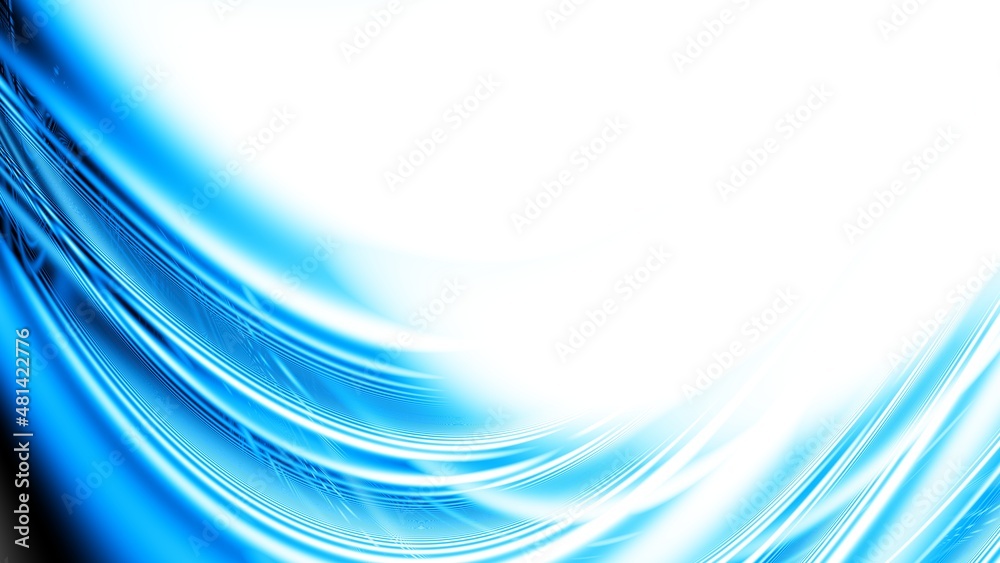 Naklejka premium Digital fractal pattern. Abstract background. Horizontal background with aspect ratio 16 : 9