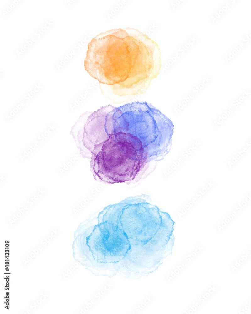 abstract watercolor stains on white background abstract watercolor stains on white background
