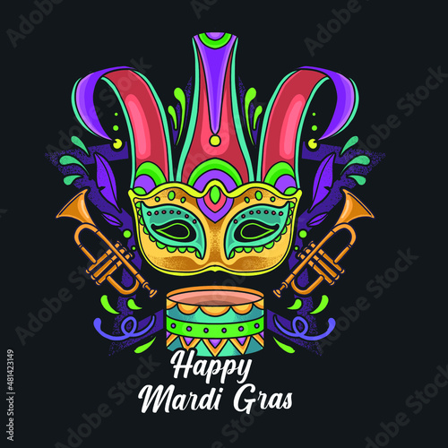 mardi gras music carnival masquerade festival