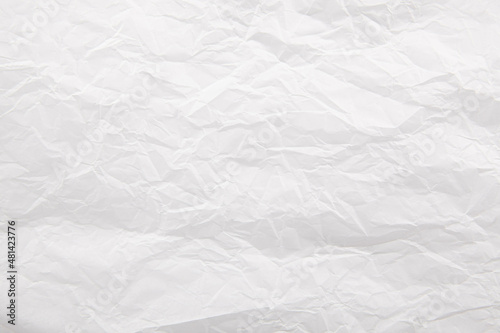 biała kartka papieru śniadaniowego - pognieciona - tekstua - tło - pusta powierzchnia