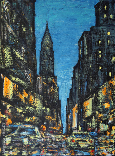 New York City Art Painting